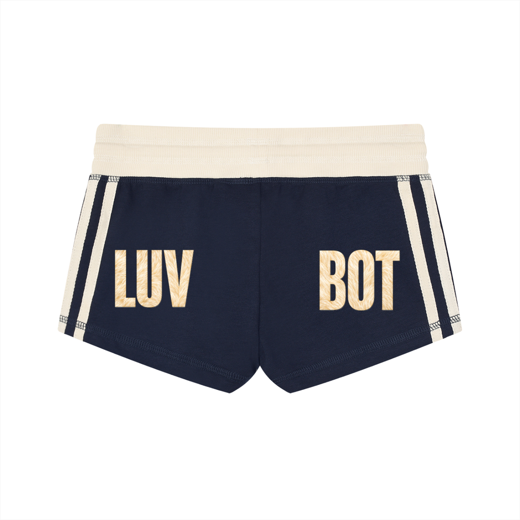 LUV BOT TRACK SHORTS NAVY