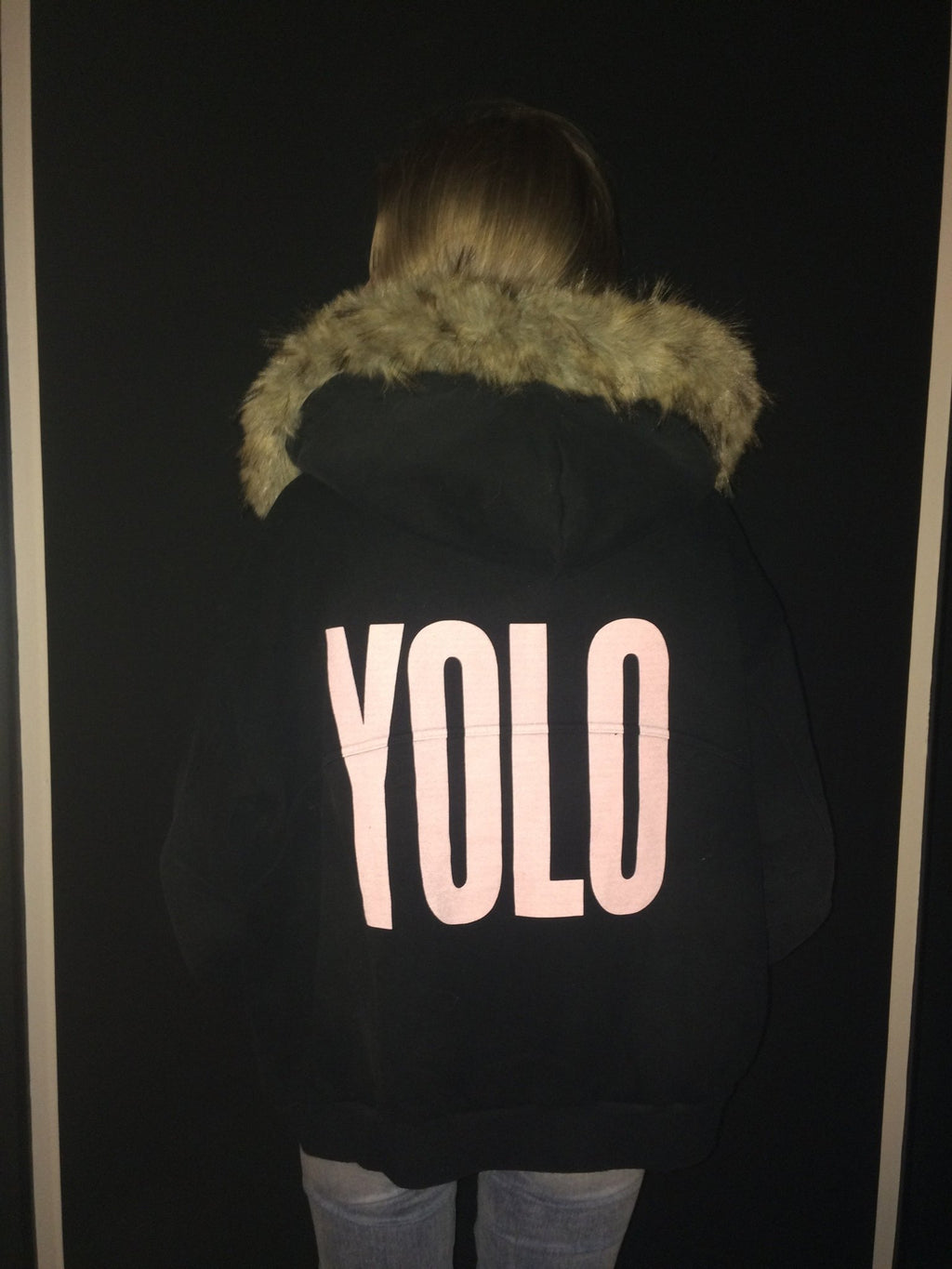 YOLO FUR HOODIE - LUV BOT
