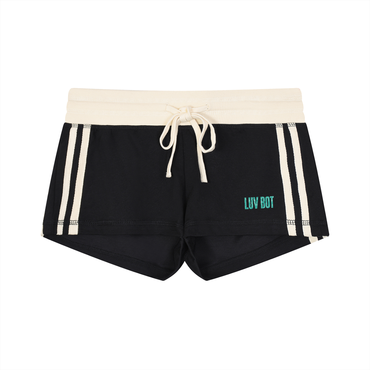 LUV BOT TRACK SHORTS BLACK