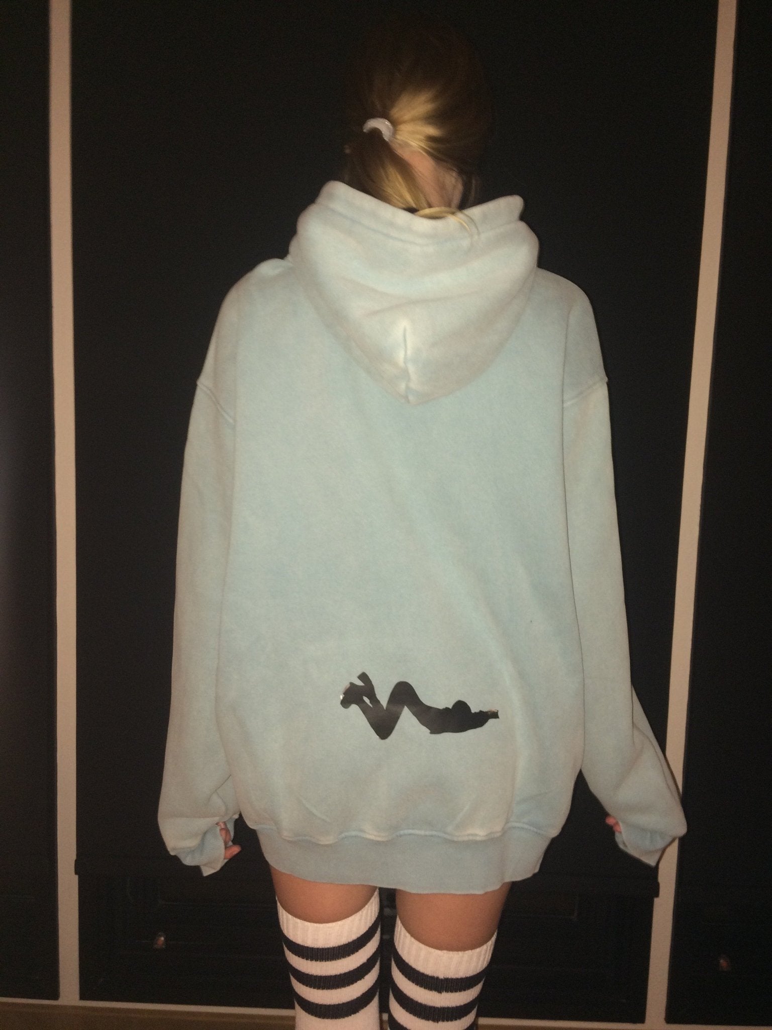 LUV BOT LOGO BLUE HOODIE - LUV BOT