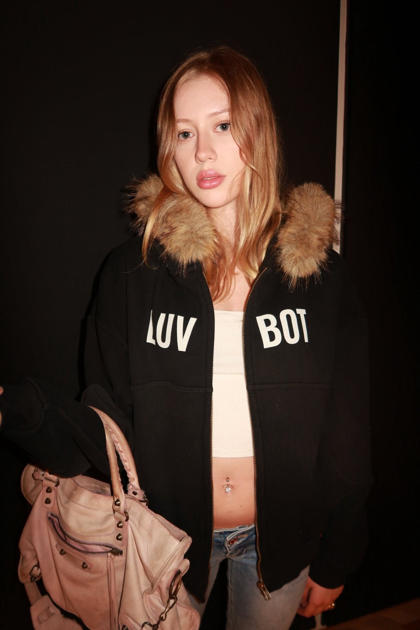 YOLO FUR HOODIE - LUV BOT
