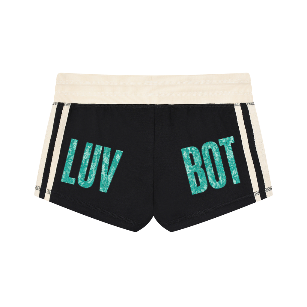 LUV BOT TRACK SHORTS BLACK