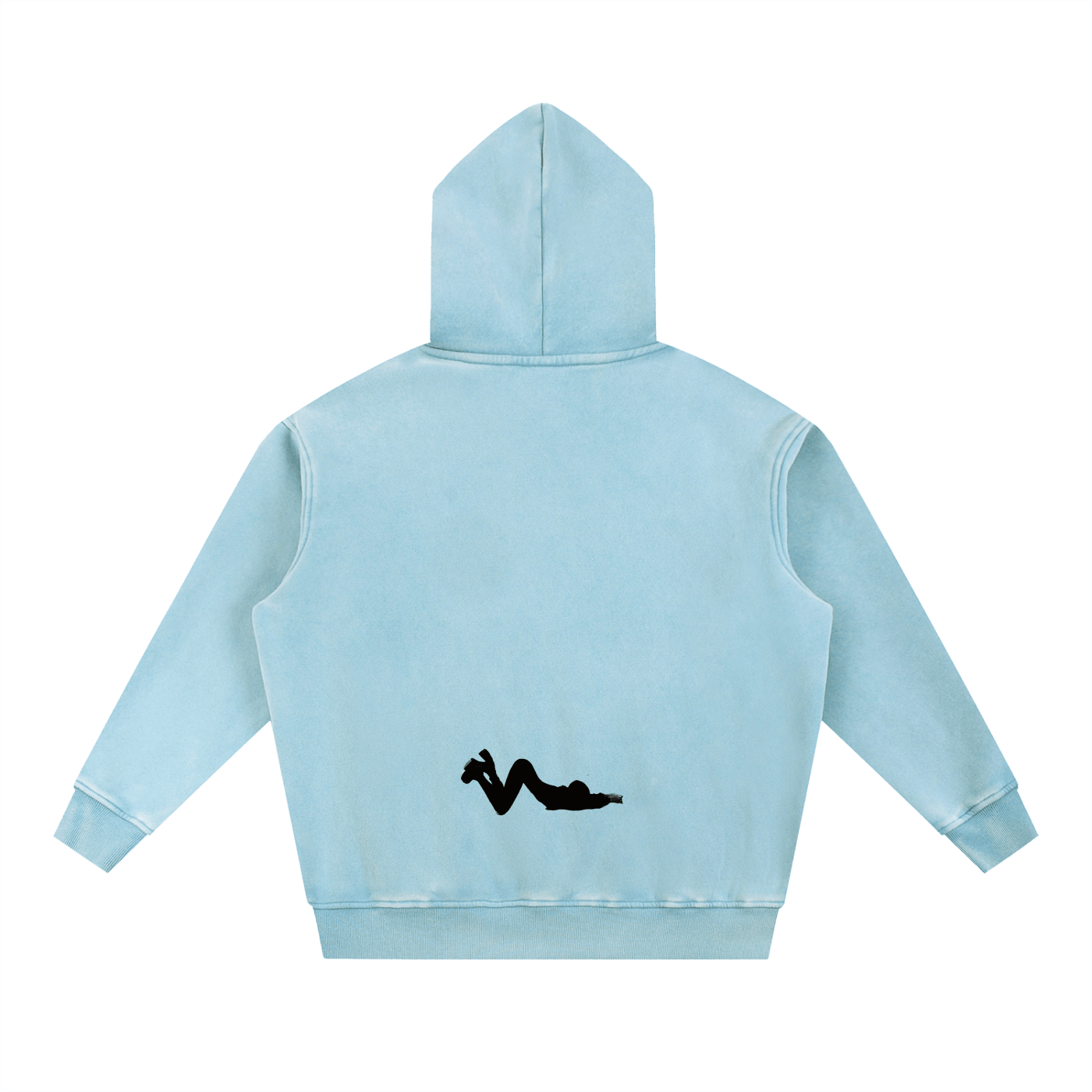 LUV BOT LOGO BLUE HOODIE - LUV BOT