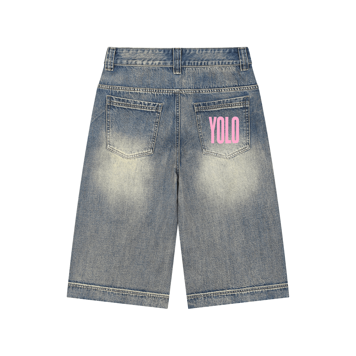 UR FAV LUV BOT DENIM SHORTS - LUV BOT